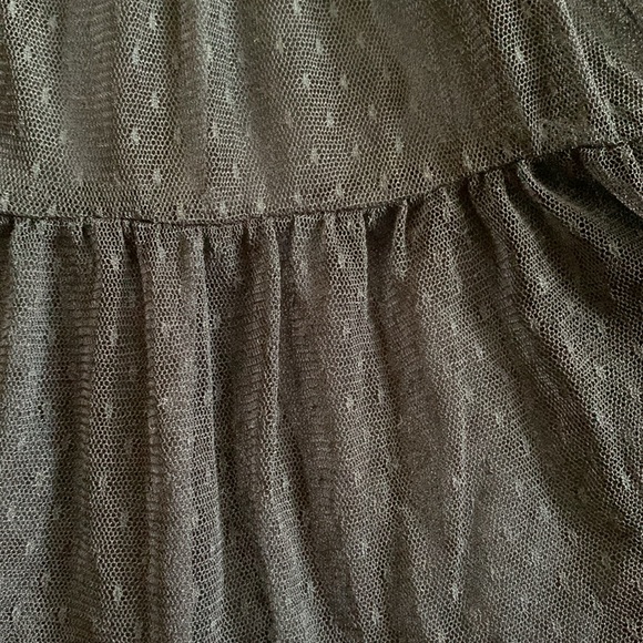 Studio Y Black Tiered Mesh Mini Skirt - Picture 8 of 8